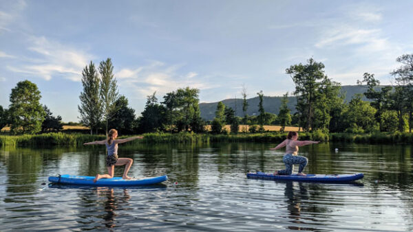 Shop Our Exclusive 90-Minute Stand-Up Paddleboard Yoga Experience for Couples - Image 2