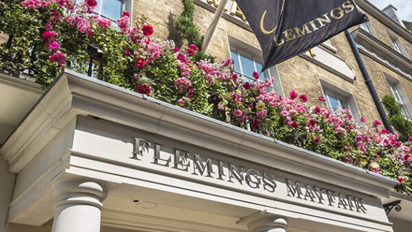 Shop the Exclusive Champagne Afternoon Tea Experience for Two at the 5-Star Flemings Mayfair Hotel