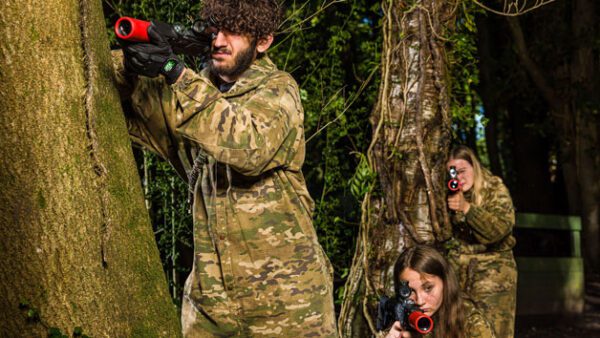 Shop the "Forest Laser Tag Experience with Complimentary Lunch for Two" at GO Laser Tag London