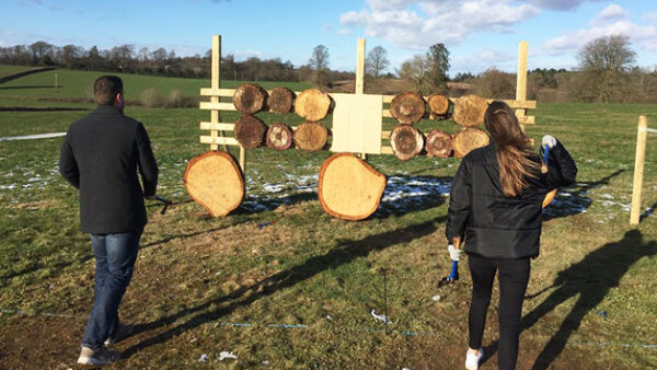 Shop the Dual Axe Throwing Experience at Devon Country Pursuits - Image 2