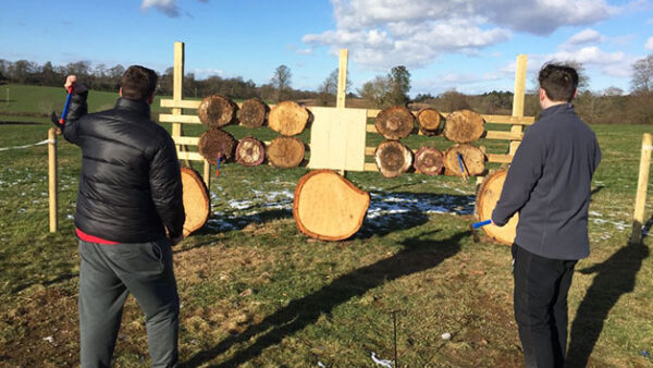 Shop the Dual Axe Throwing Experience at Devon Country Pursuits - Image 3