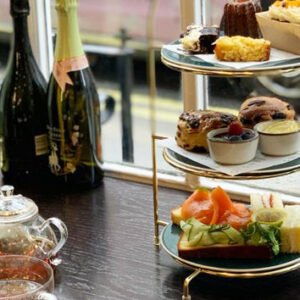 Shop the Exclusive Afternoon Tea Experience for Two, Including a Glass of Prosecco, at Queens of Mayfair