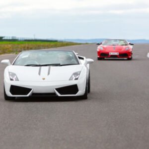 Lamborghini and Ferrari Driving Blast for One