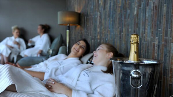 Shop the Exclusive Spa Day Package: Includes Lunch or Afternoon Tea Plus a 50-Minute Treatment for Two at Brooklands Hotel