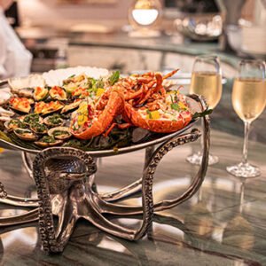 Shop the Exclusive Champagne and Shellfish Platter for Two at The River Restaurant by Gordon Ramsay, Located at The Savoy Hotel