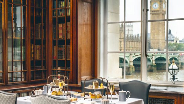Shop the Exclusive Afternoon Tea and Champagne Experience for Two at The Library, London Marriott Hotel County Hall - Image 2