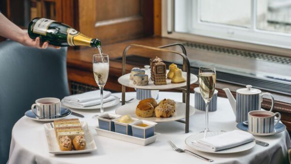 Shop the Exclusive Afternoon Tea and Champagne Experience for Two at The Library, London Marriott Hotel County Hall - Image 4