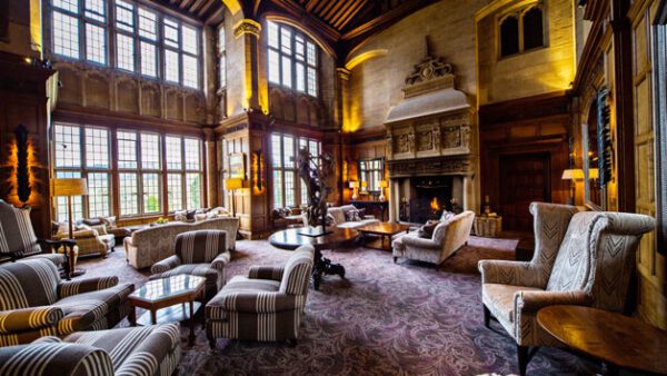 Shop the Exquisite Champagne Afternoon Tea Experience for Two at the Prestigious 5-Star Bovey Castle Hotel
