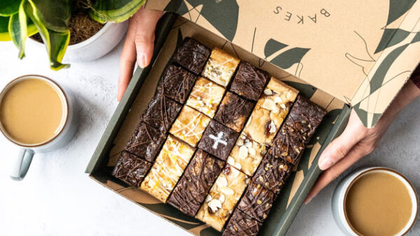 Shop the Gourmet Brownie and Blondie Gift Set - Expertly Crafted by Positive Bakes - Image 2