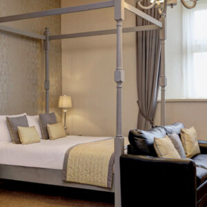 Shop the Exclusive Overnight Luxury Stay for Two in a Four Poster Room at Walworth Castle Hotel