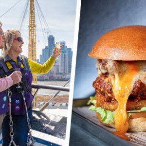 Shop the Exclusive “Up at The O2” Experience for Two, Featuring a Gordon Ramsay Street Burger Meal