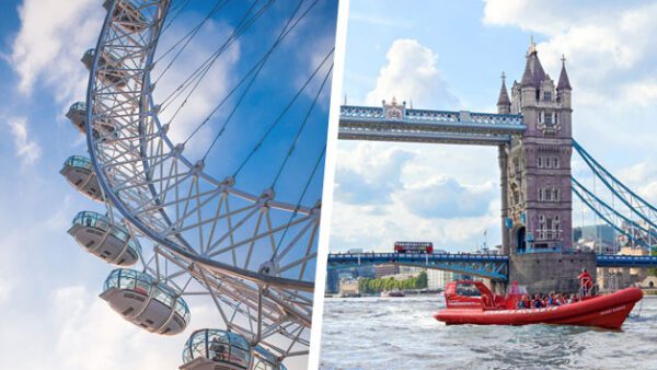 Shop the Thames High-Speed Boat Experience and London Eye Admission Package for Two - Image 2
