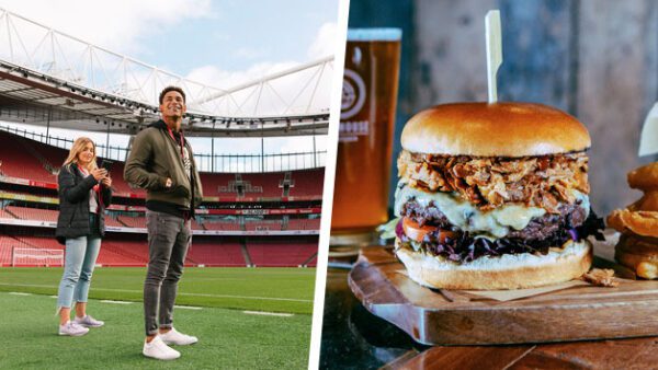 Shop the Exclusive Arsenal Emirates Stadium Tour Package with Gourmet Burger and Craft Beer Flight at Brewhouse and Kitchen for Two - Image 2