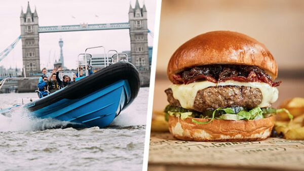 Shop the Thames Jet Speedboat Experience for Two, Including a Gourmet Meal at Honest Burgers Southbank - Image 2