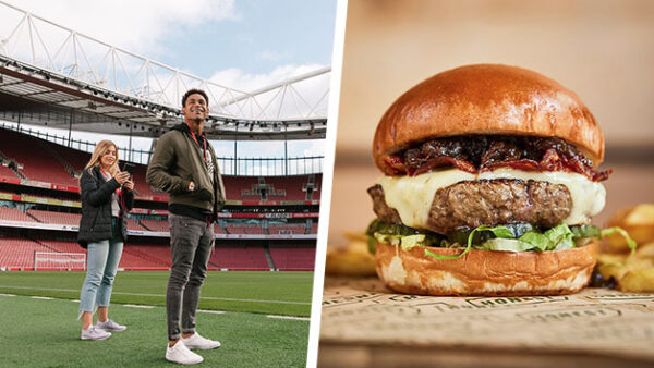 Shop the Exclusive Arsenal Emirates Stadium Tour for Two Adults Including a Gourmet Meal at Honest Burgers - Image 2