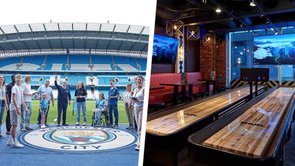 Shop the Exclusive Manchester City Etihad Stadium Tour Package for Two, Including Shuffleboard, Gourmet Pizza, and Refreshments at BOX - Image 2