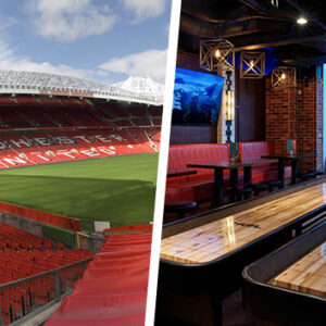 Shop the Exclusive Manchester United Old Trafford Stadium Tour Experience, Including Shuffleboard, Gourmet Pizza, and Drinks at BOX for Two