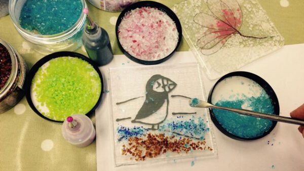 Shop the Exclusive Fused Glass Art Workshop & Afternoon Tea Experience for Two at the Prestigious Stained Glass Centre - Image 3