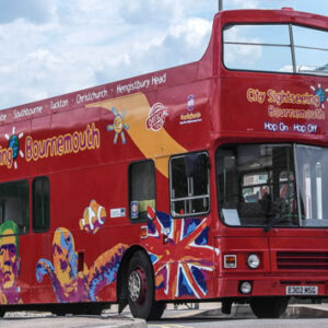 Shop the 24-Hour Family Bus Pass for City Sightseeing in Bournemouth