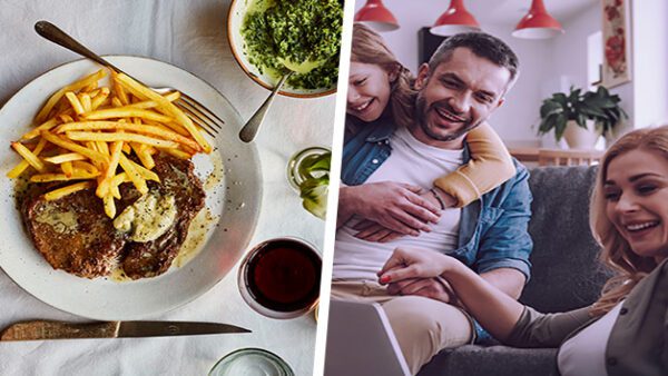 Shop the Côte at Home Gourmet Steak Date Night Bundle for Two, Including a CHILI Movie Rental - Image 2