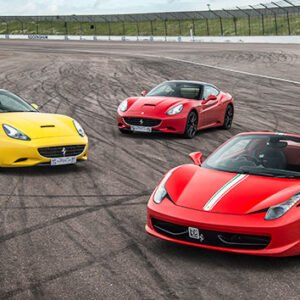 Shop the Exhilarating Triple Supercar Experience with an Added High-Speed Passenger Ride