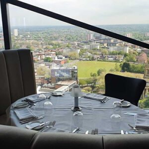 Shop the Exclusive Prosecco Afternoon Tea Experience for Two with Panoramic Views at Marco Pierre White Steakhouse, Birmingham