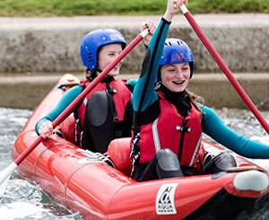 Shop the Exclusive Hot Dog Kayaking Duo Experience at Lee Valley White Water Centre