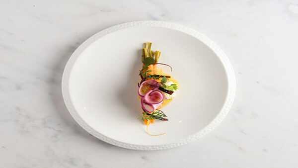 Shop the Exclusive Vegetarian Six-Course Tasting Experience for Two, Including a Complimentary Bottle of Champagne - Image 3