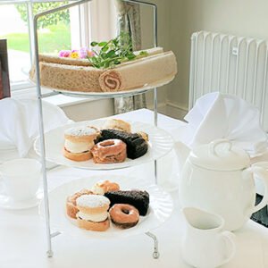 Shop the Exclusive Afternoon Tea Experience for Two at Haughton Hall Hotel and Leisure Club