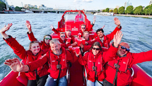 Shop the Thames Rockets: An Evening Powerboating Experience with Seasonal Drinks for Two in London - Image 7