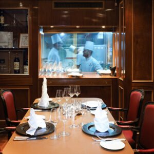 Shop the Exclusive Chef’s Table Dining Experience at Mosimann’s: Four-Course Tasting Menu with Culinary Demonstration