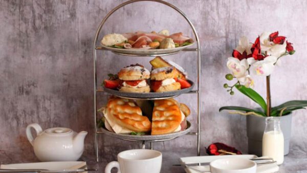 Shop the Afternoon Tea with Sparkling Wine Experience for Two at Veeno