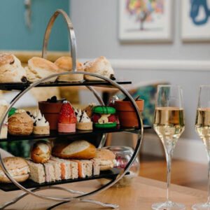 Shop the Exclusive Champagne Afternoon Tea Experience for Two at Oakley Hall Hotel