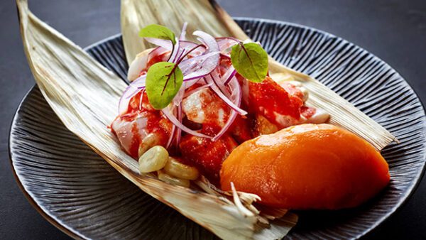 Shop the Exclusive Three-Course Dining Experience with Wine for Two at Zuaya London