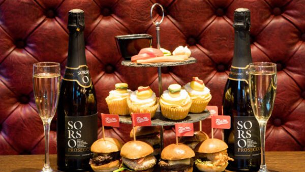 Shop the Exquisite Afternoon Tea Experience for Two, Featuring Unlimited Prosecco, at Burger Bites - Image 2