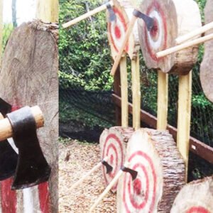 Shop for a Dual Participant, 60-Minute Axe Throwing Experience