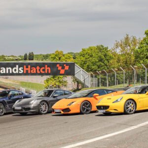 Shop the Ultimate Quadruple Supercar Experience at Brands Hatch