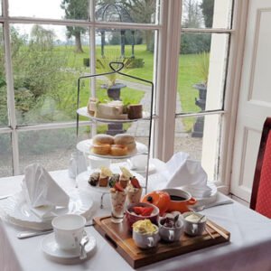 Shop the Exclusive Champagne Afternoon Tea Experience for Two at Haughton Hall Hotel and Leisure Club