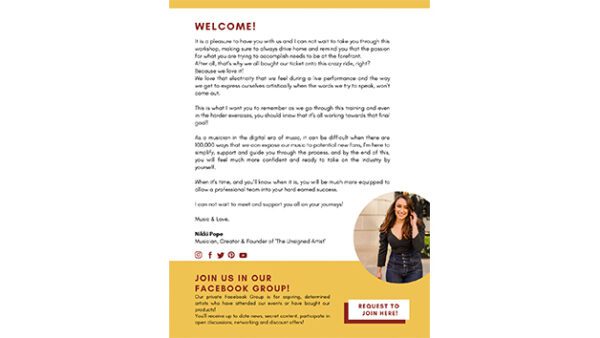 Shop the "Launch Your Music Career" Professional Workshop - Image 6