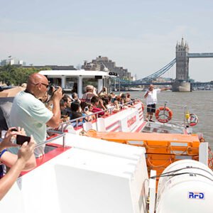 Shop the Exclusive River Thames Hop-On, Hop-Off Cruise Experience by City Cruises With a Complimentary Great UK Outdoor Treasure Hunt for Two